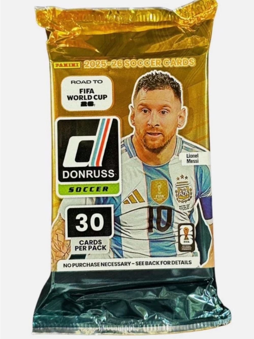 Panini Donruss Soccer 2025-26 FIFA Road to World Cup Trading Card Pack 30 Cards